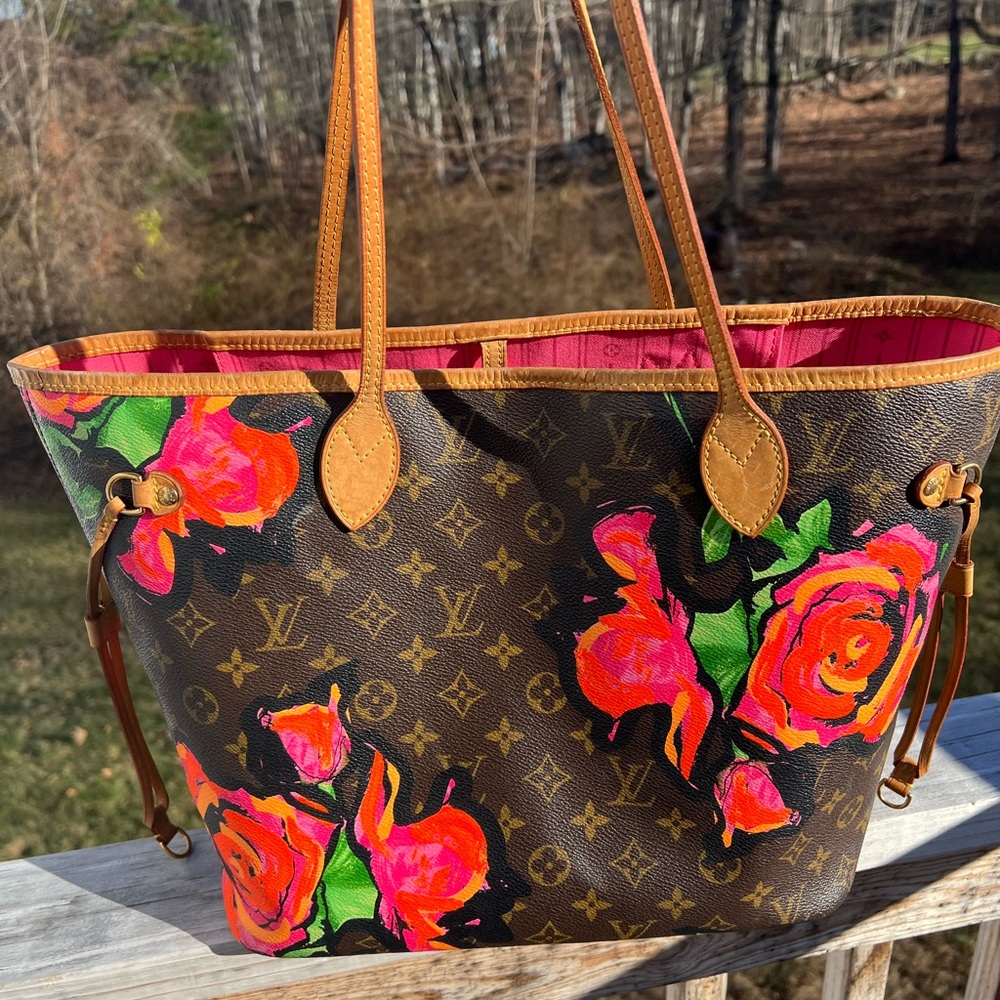 Louis Vuitton Limited Edition Stephen Sprouse Neverfull Roses